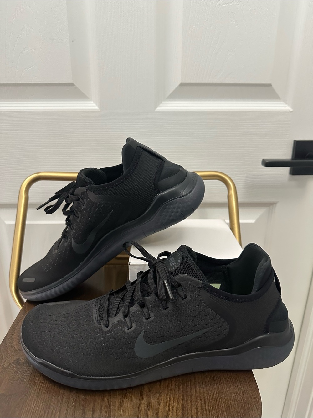 Nike Men's All-Black Athletic Running Sneakers